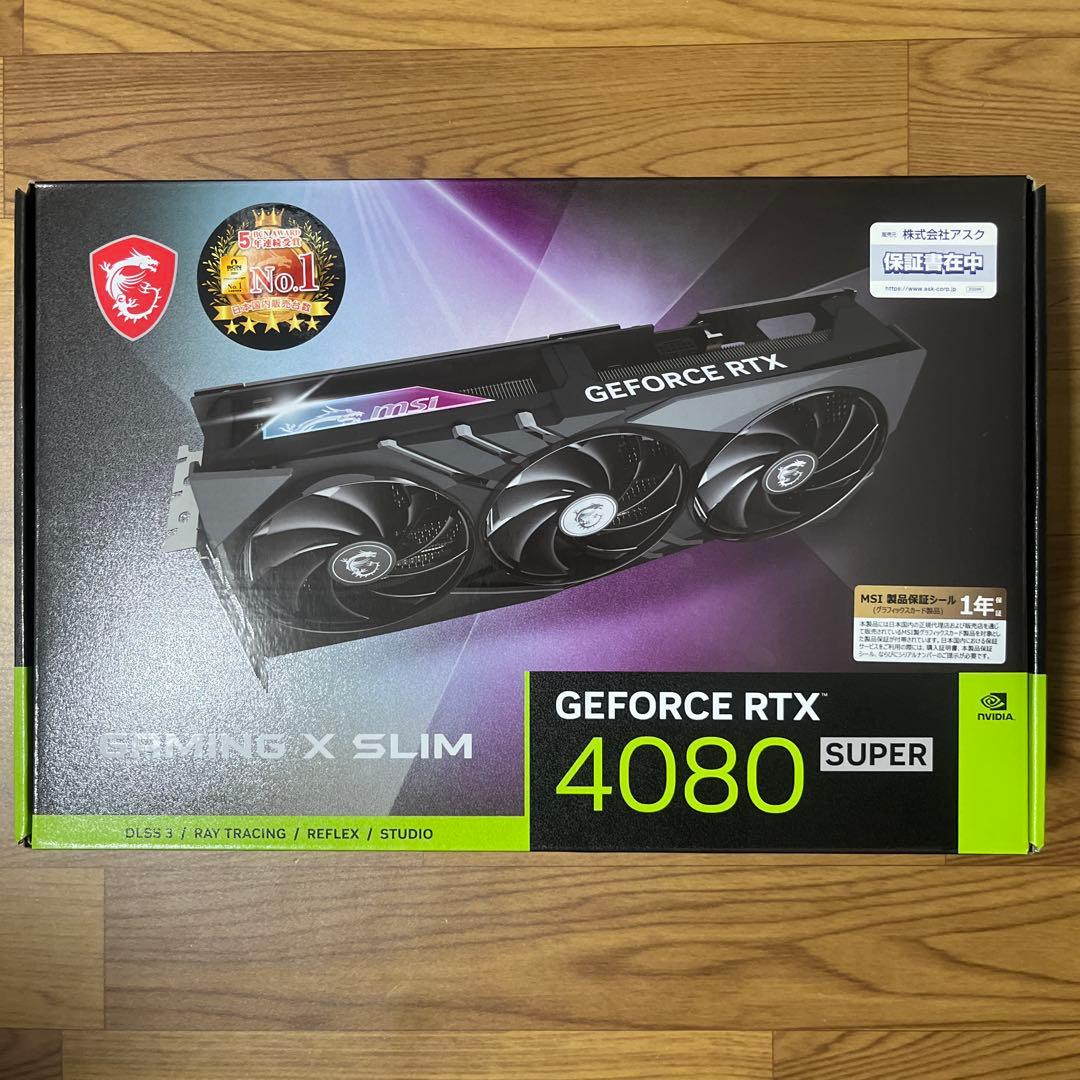グラフィックボード・グラボ・ビデオカード GEFORCE RTX 4080 SUPER GAMING X SLIM