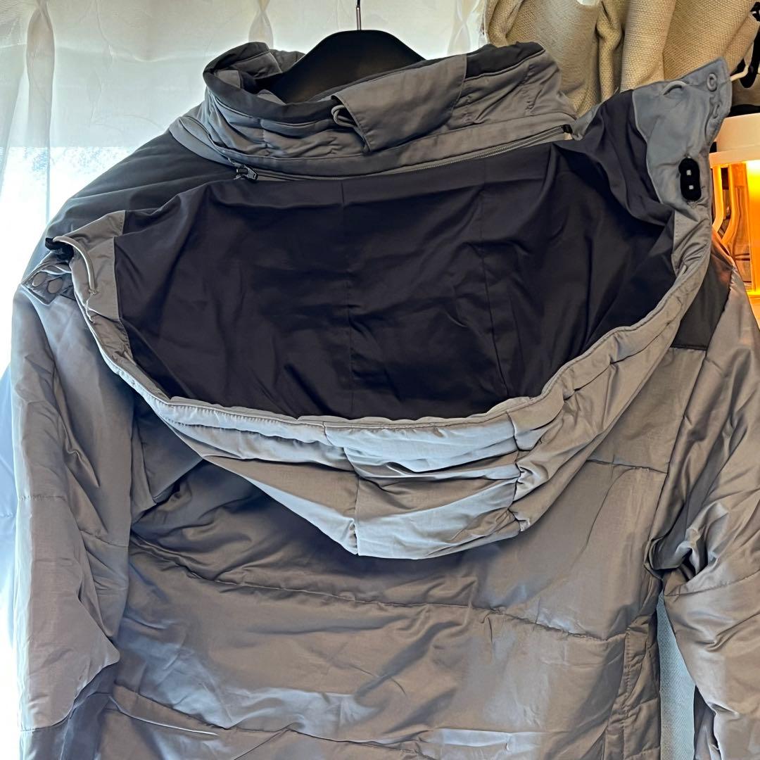 希少 patagonia パフライダージャケット 中綿 シルバー グレー M