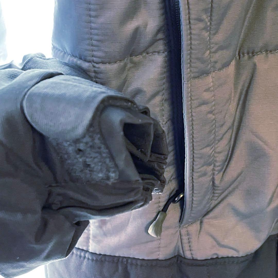 希少 patagonia パフライダージャケット 中綿 シルバー グレー M
