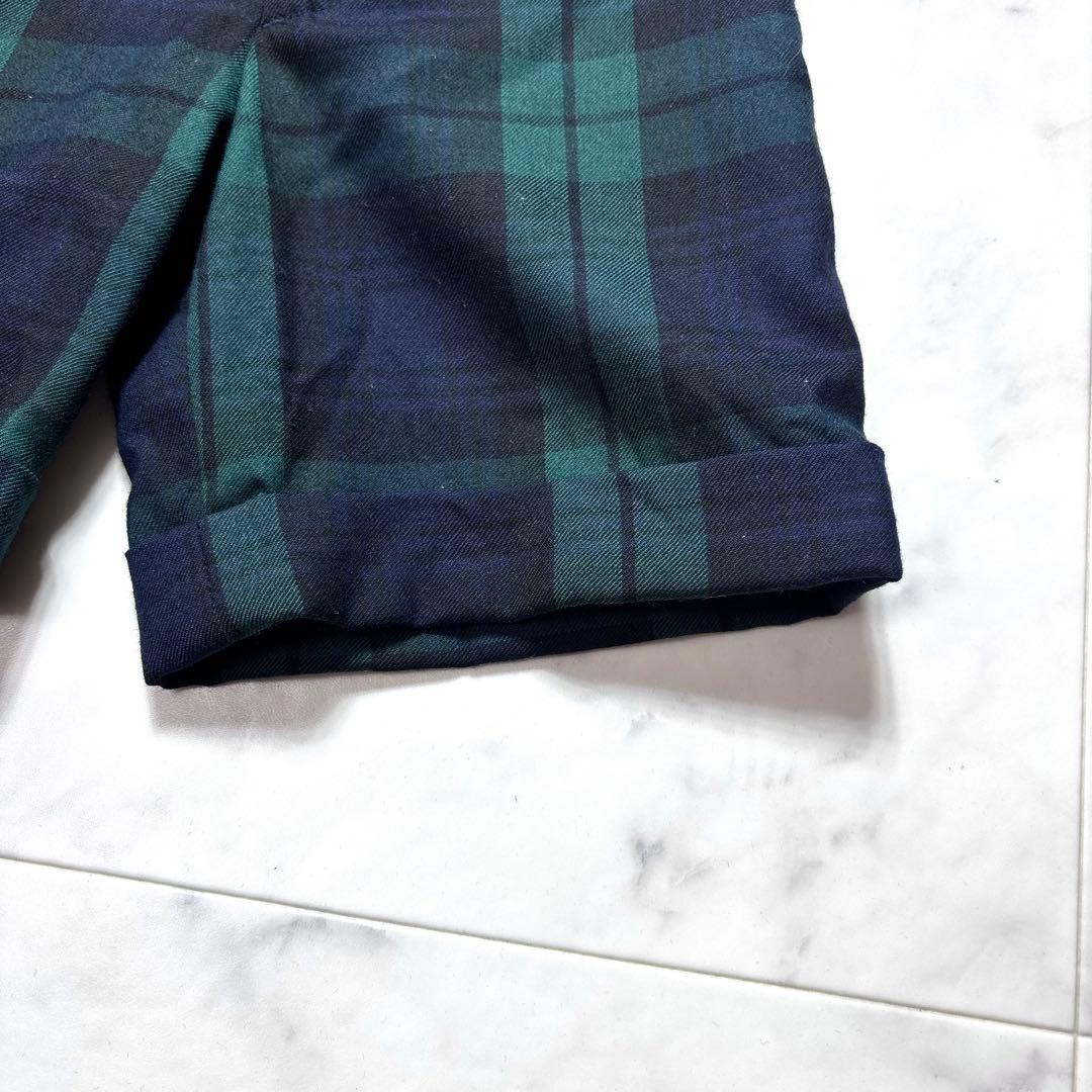 ラルフローレン キッズフォーマル 120/110 紺ブレ チェックパンツ スーツ