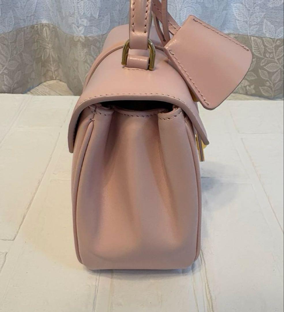 【美品】セリーヌ　セーズ　ミニ16 パステル　ピンク　ショルダー　ハンドバッグ