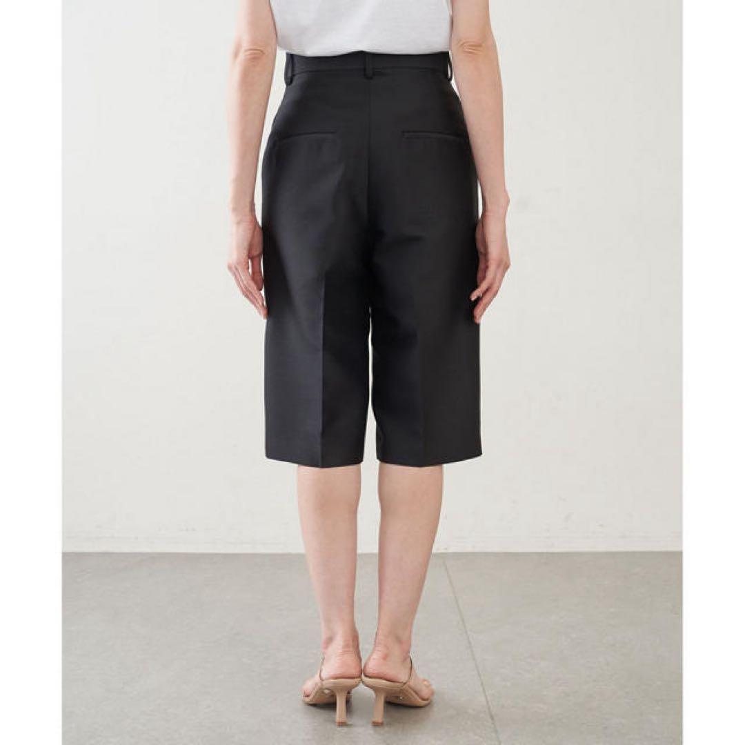 Whim Gazette シルクウールツイルハーフパンツ