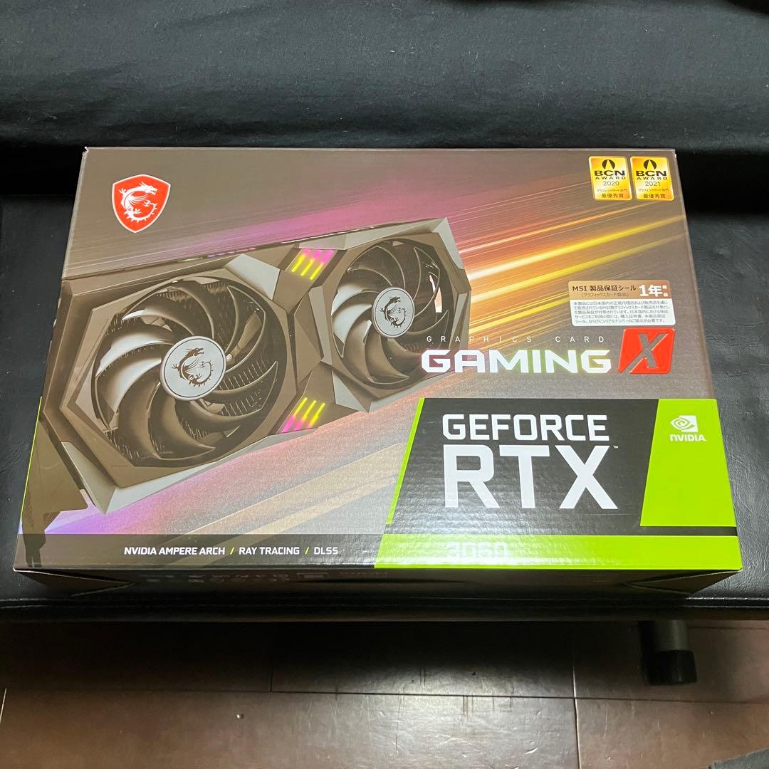 グラフィックボード・グラボ・ビデオカード MSI GEFORCE RTX3060 GAMING X