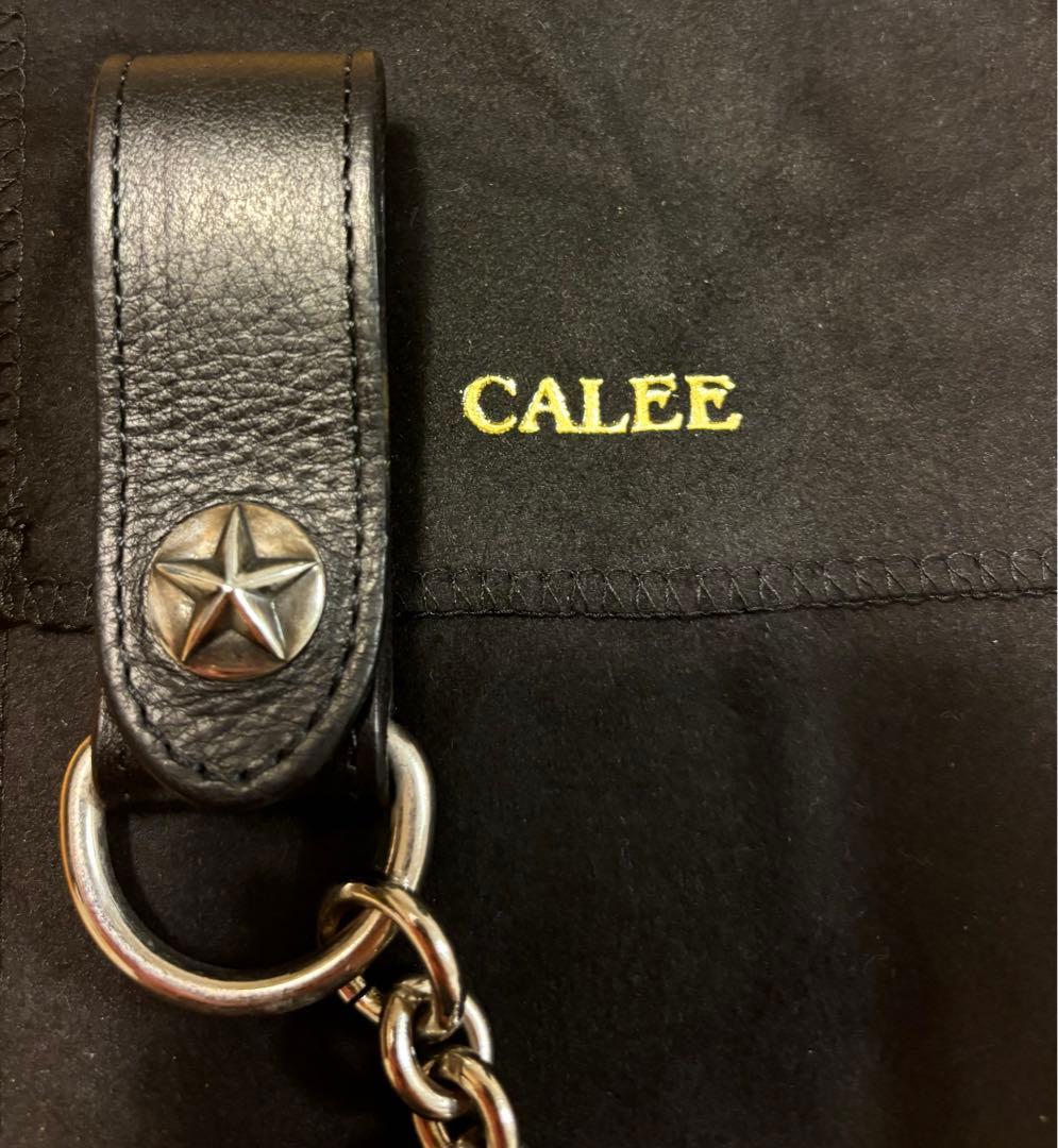【美品】CALEE / 定番 / 本革ウォレットチェーン