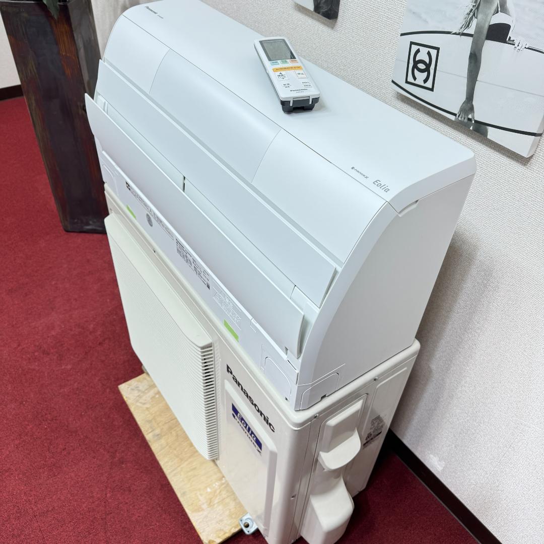 東京23区送料無料　美品パナソニック2.2kw　6畳用エアコン　分解清掃済み