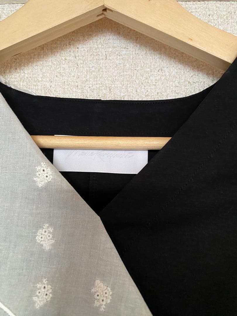 Mame Kurogouchi レースフラップカラークラシックドレス