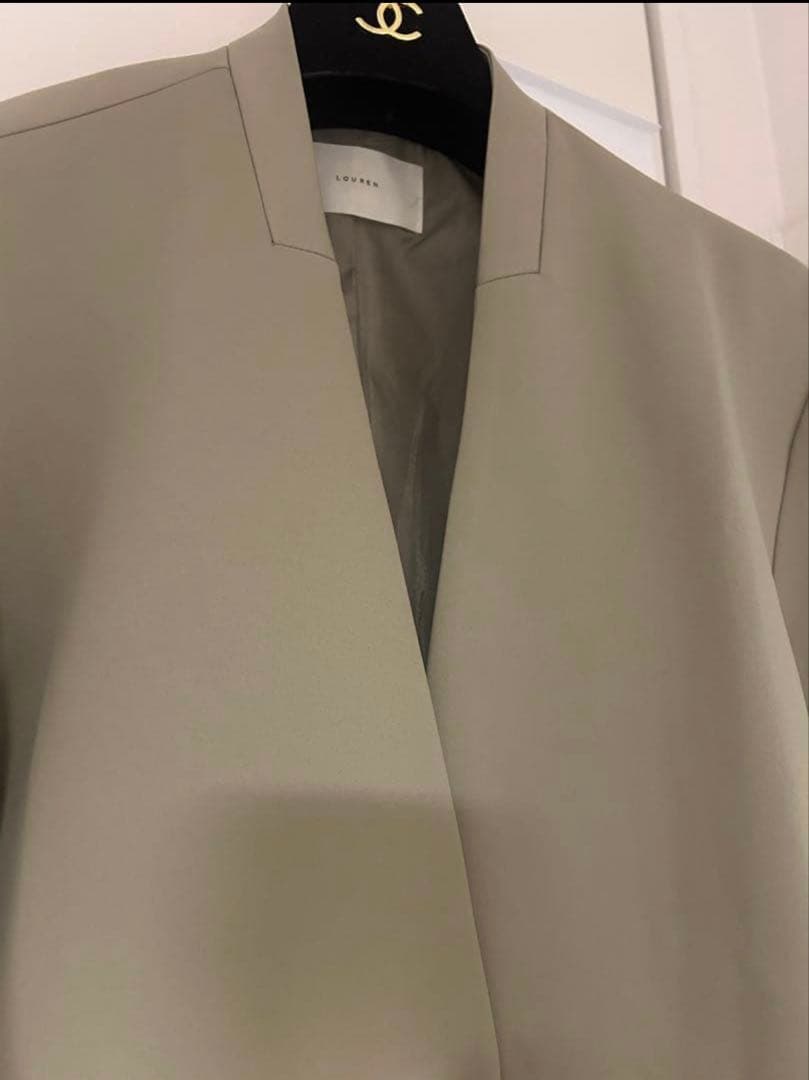 Louren オーバーサイズ テーラードジャケット ピスタチオ