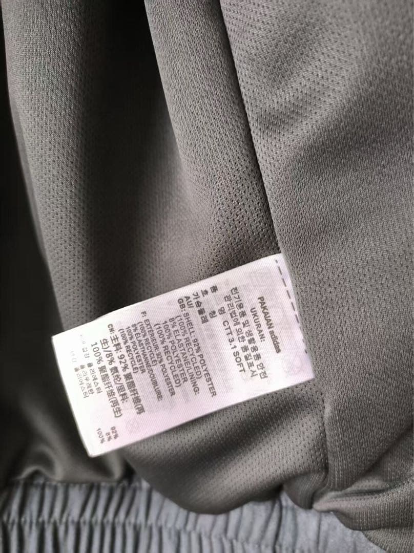 中国限定 アディダス 蛇年トラック スエード ジャケット ダークグレー M