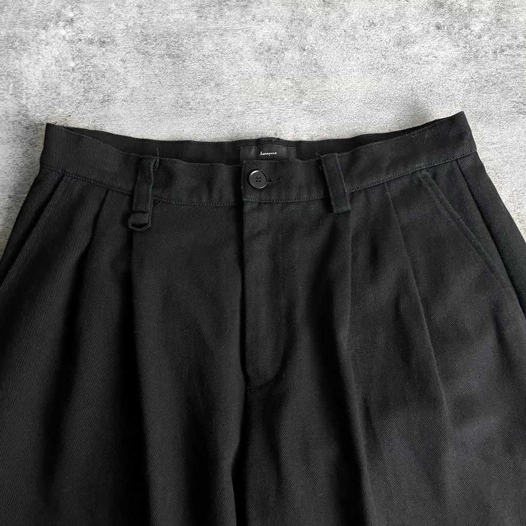 harapeco twill セットアップ ハーフジッププルオーバー パンツ 黒