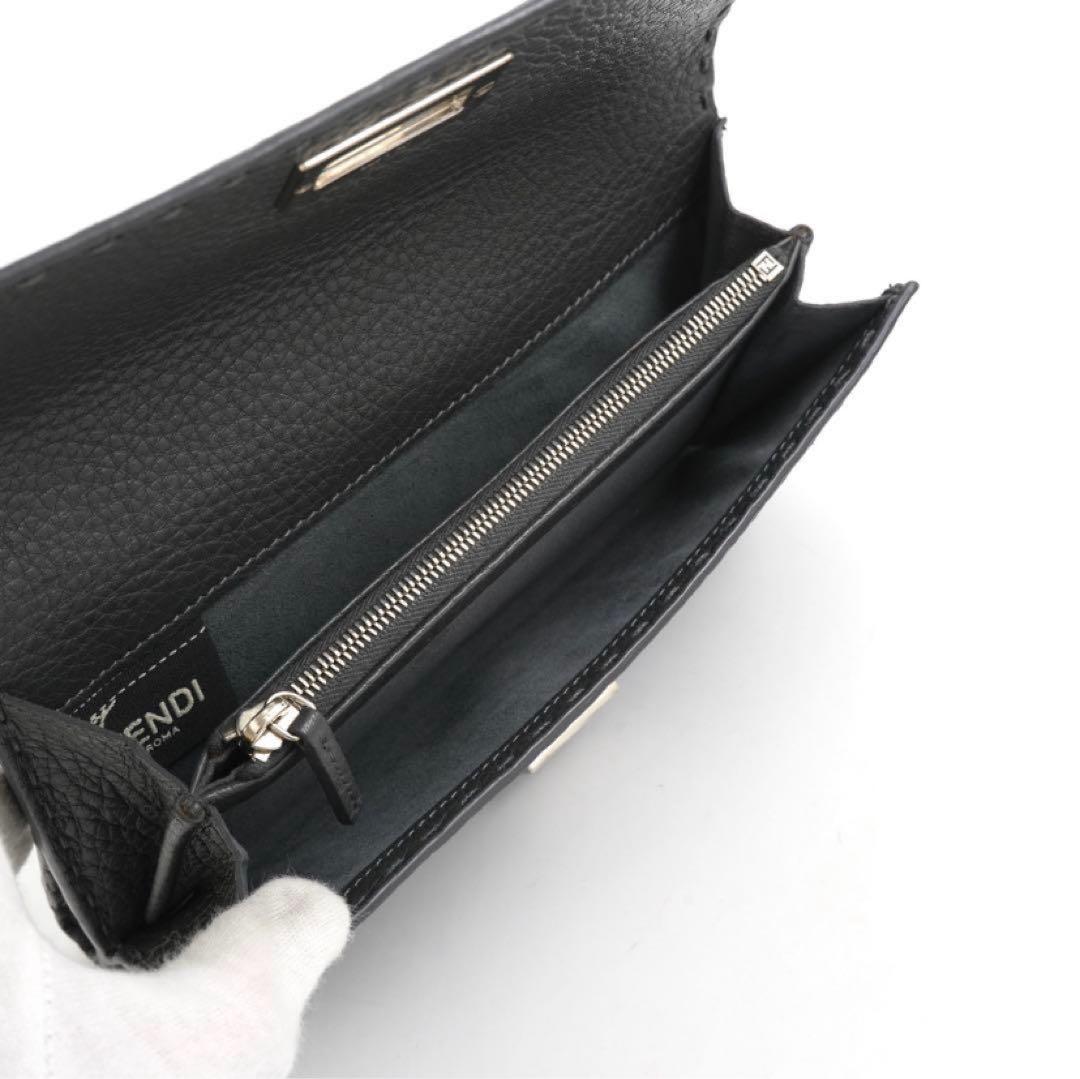 ✨未使用展示品・箱付き✨　FENDI 長財布　ターンロック　セレリア　ズッカ
