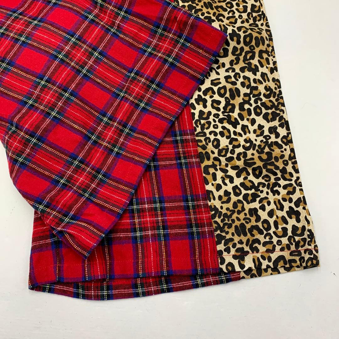 72▢ROY REFLECT OVERJOYチェックハーフPT TS0523-6