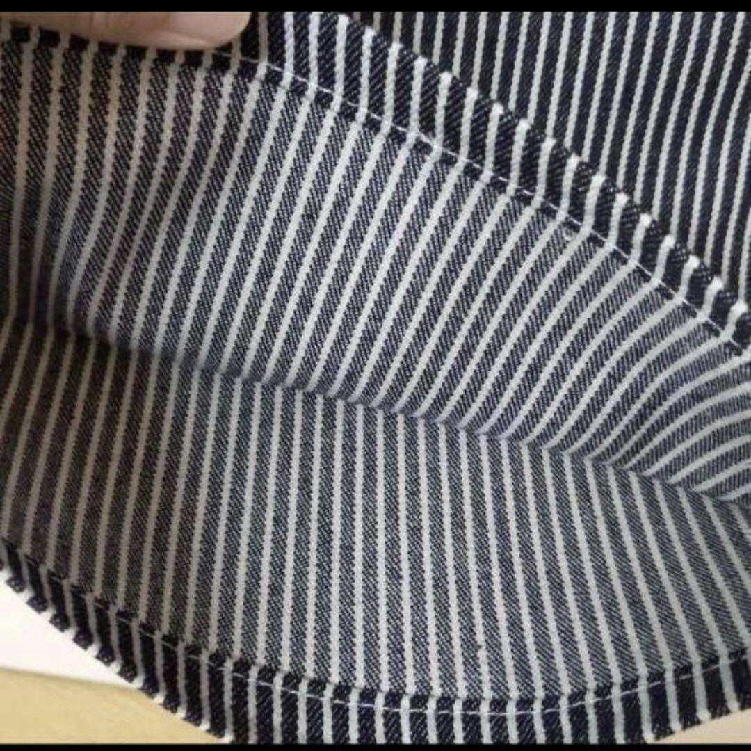 新品 34x32 HS ヒッコリーストライプ ディッキーズ オーバーオール