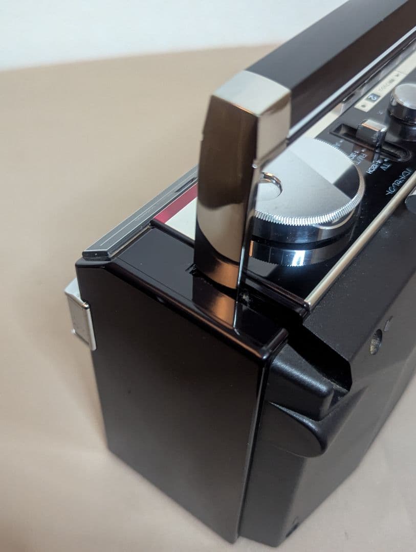 SANYO MR-WU4 MKⅢ ダブルラジカセ ブラック 昭和レトロ