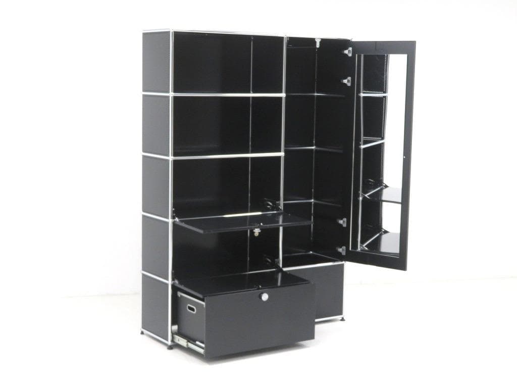 展示品 usmハラー　2列5段　サイドボード　キャビネット　ワードローブ　モダン