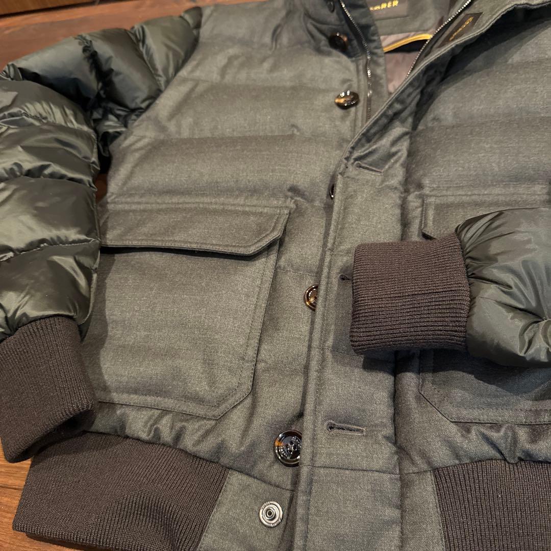 売り切り！半値以下！MOORER ムーレー　ムートンファー　ナイロンxフランネル