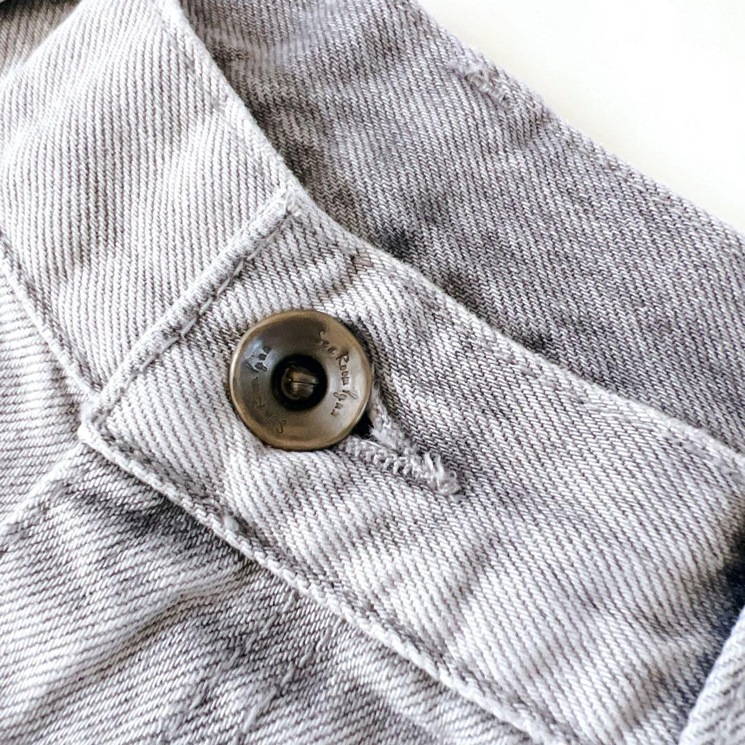 【新品】searoomlynn LOOSEカーゴデニムパンツ　グレー　即完売品