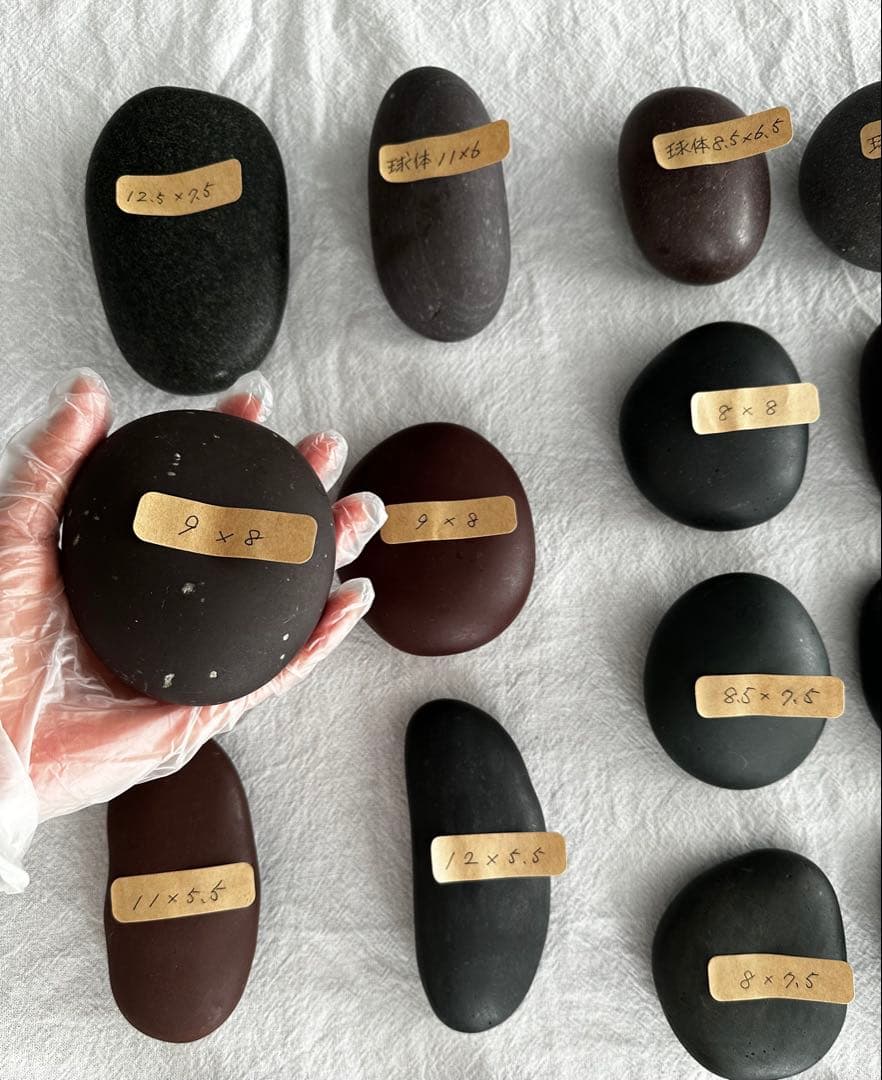 ホットストーン 玄武岩 35個 ラベンダーヒル アリゾナ