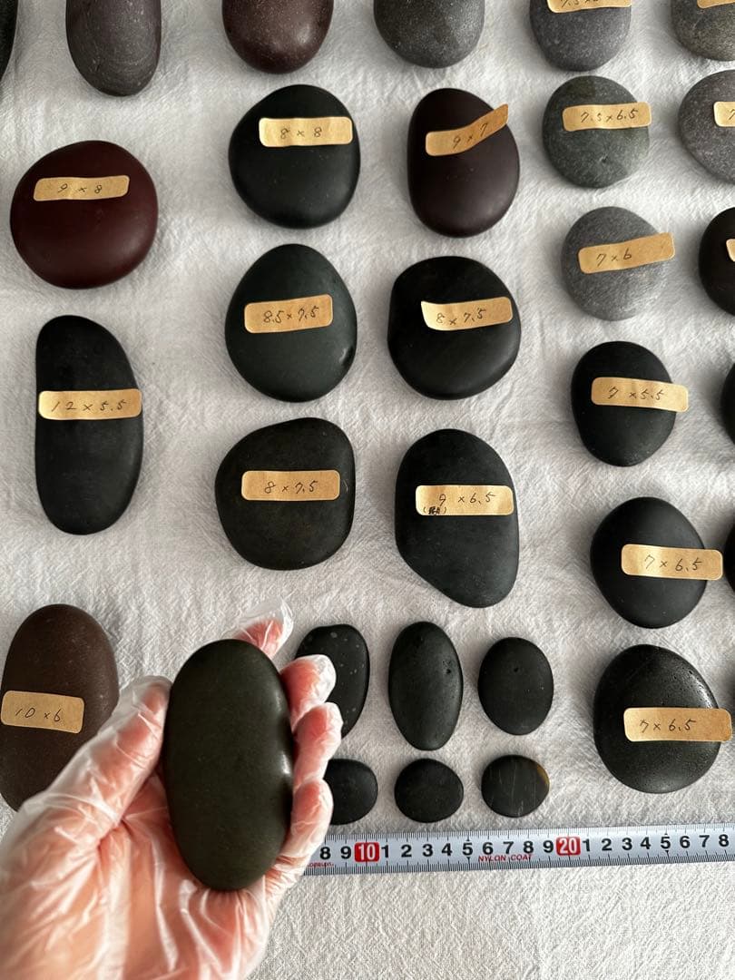 ホットストーン 玄武岩 35個 ラベンダーヒル アリゾナ