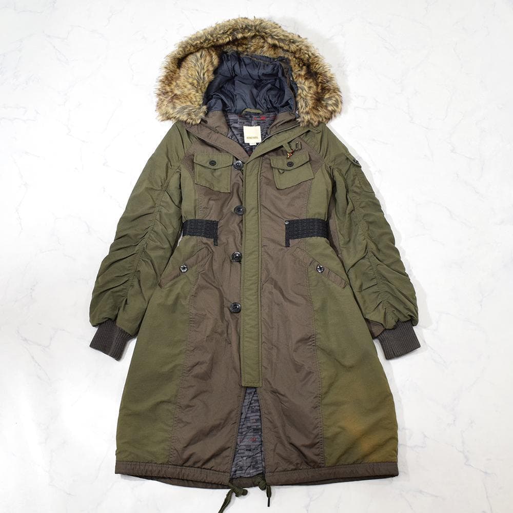 00s y2k archive DIESEL n-3b ミリタリーコート XS