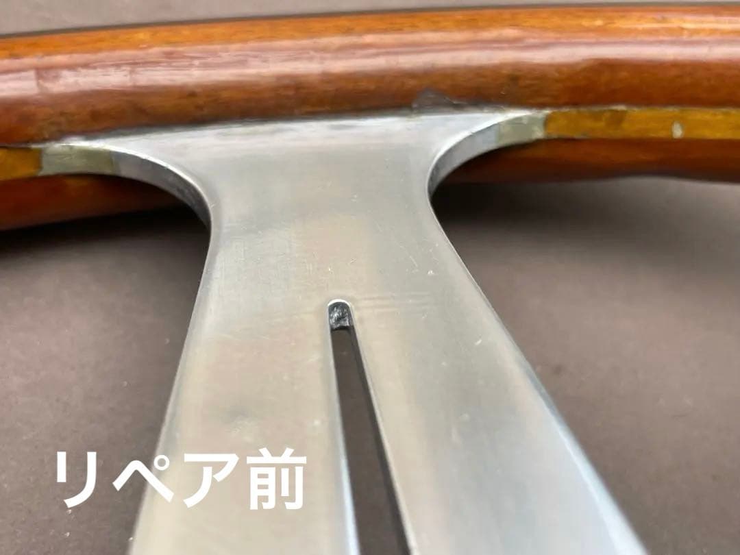 当時物正規品 【大径 希少】φ39 ナルディクラシックウッドステアリング