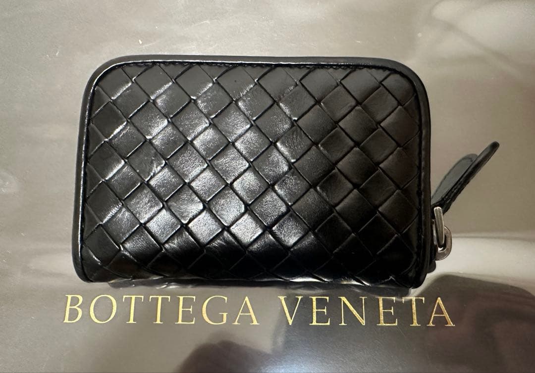 【付属品付】ボッテガヴェネタ イントレチャートケース/ラム/黒3️⃣✨✨