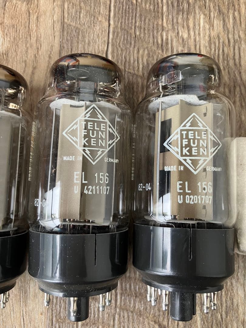 NishiTubes 様用　TELEFUNKEN EL156 真空管 6点セット