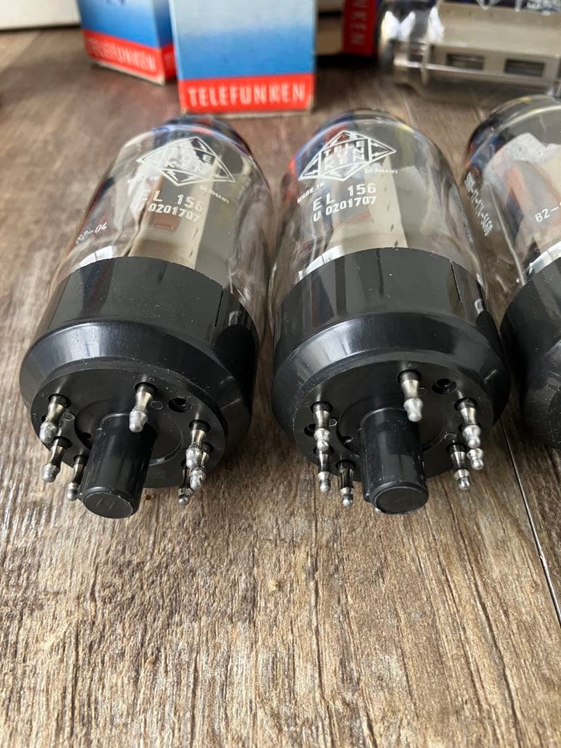 NishiTubes 様用　TELEFUNKEN EL156 真空管 6点セット