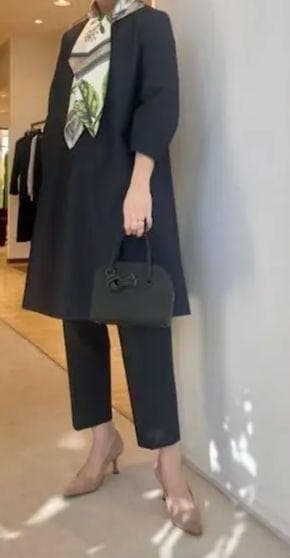 Ballsey ハイカウントダブルクロス Aラインワンピース