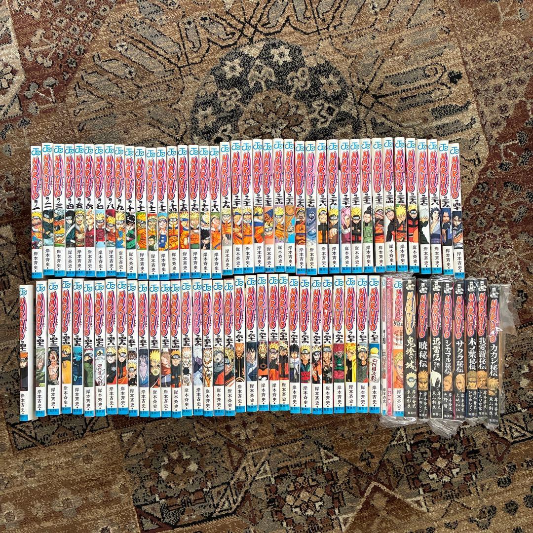 ナルト　naruto 全巻 1巻〜72巻　外伝付