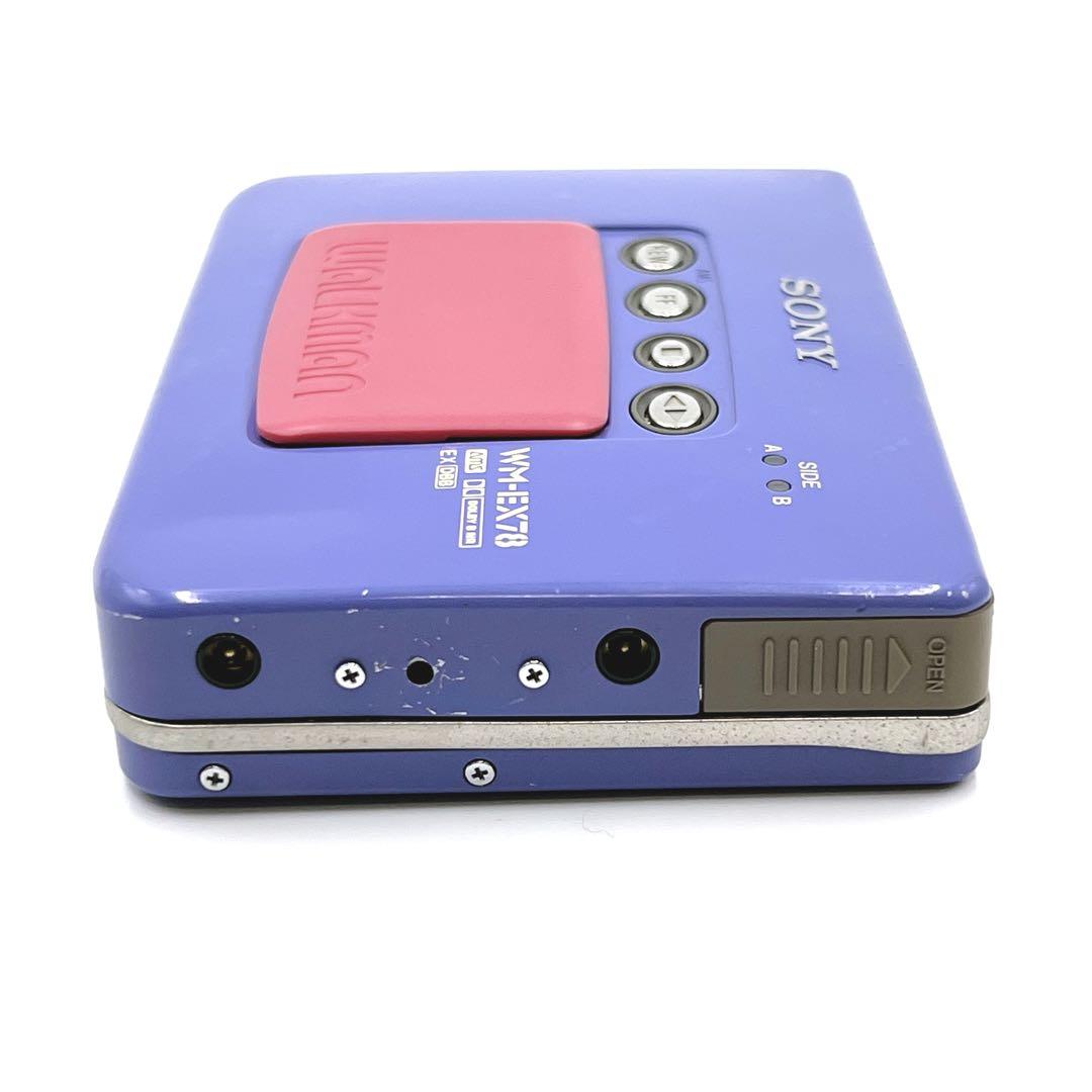 【希少・動作品】 SONY WM-EX78 カセットウォークマン　再生OK