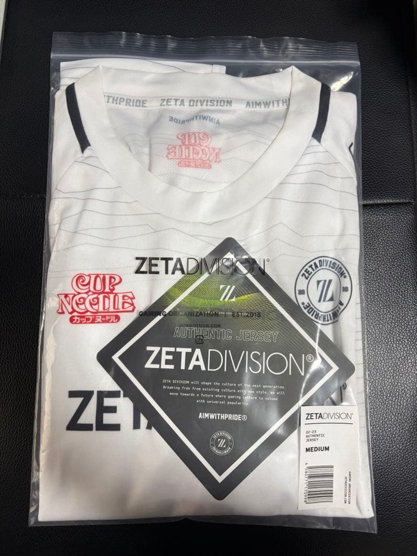 zeta division ユニフォーム 白 Mサイズ 22-23