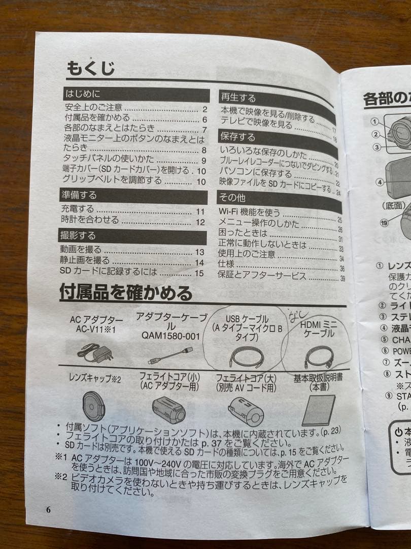 JVC EverioR GZ-RX680-B 本体