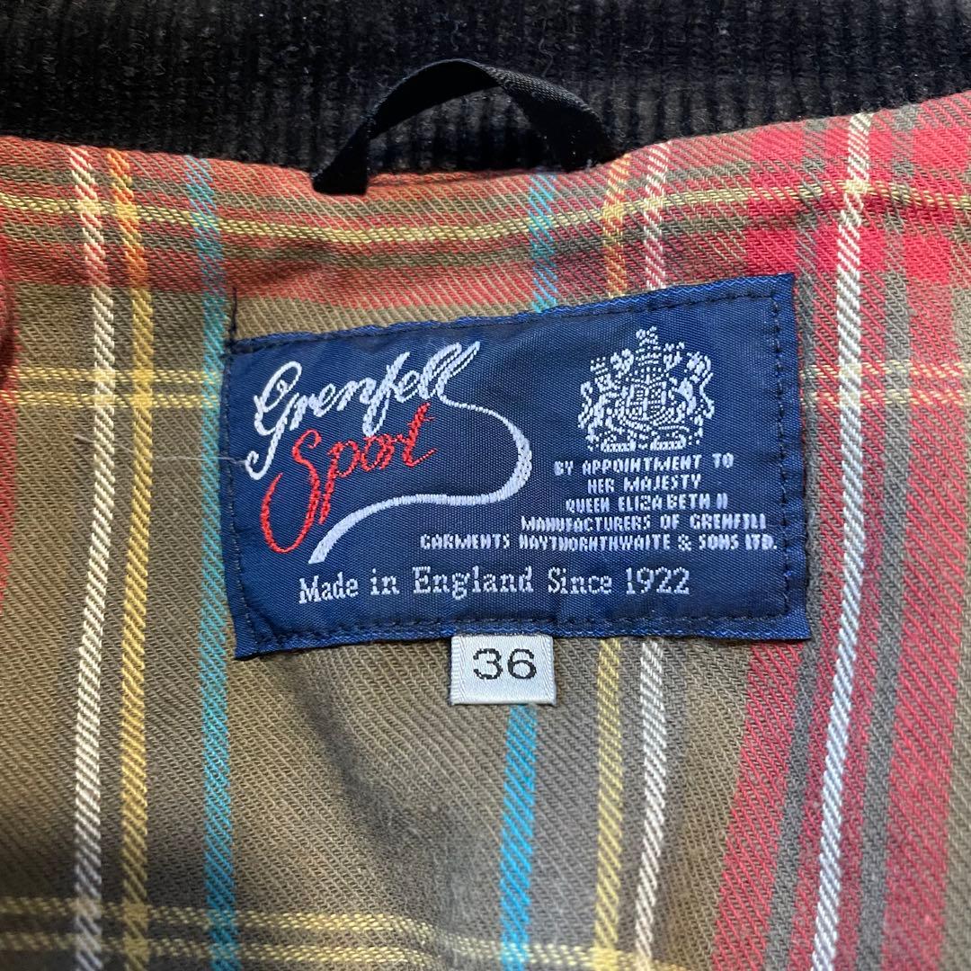 GRENFELL モーターサイクルジャケット　オイルド　barbour