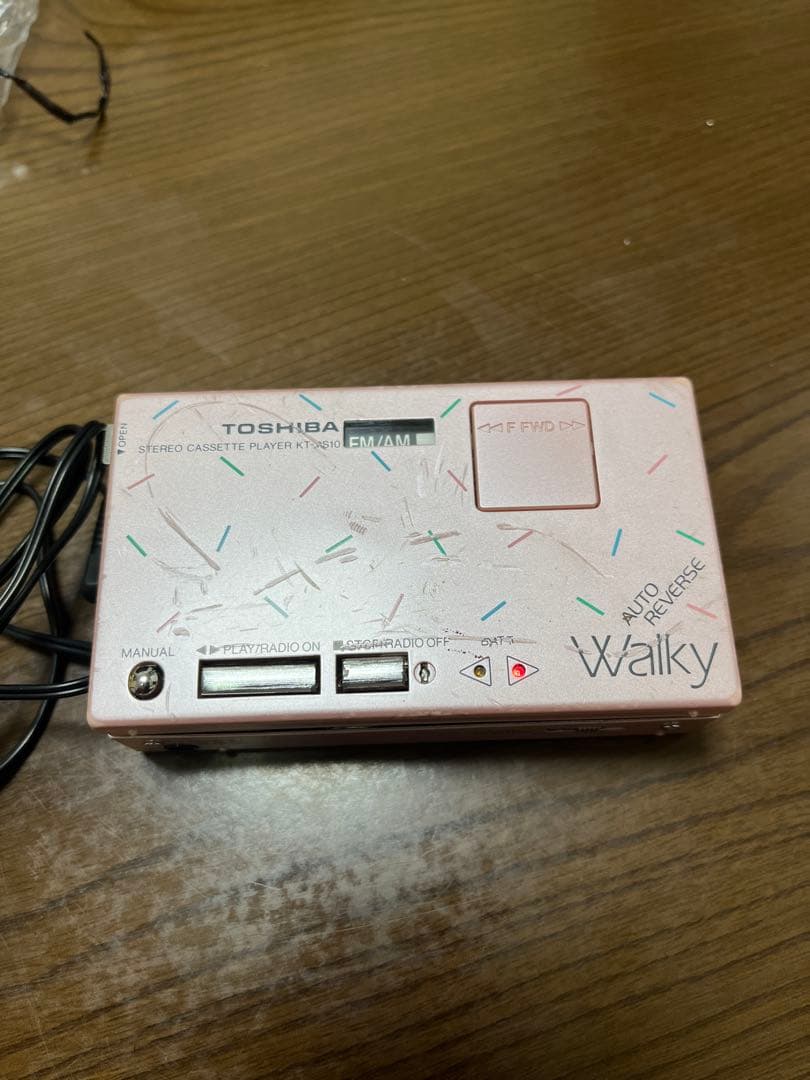 TOSHIBA Walky KT-AS10カセットプレーヤー　ジャンク