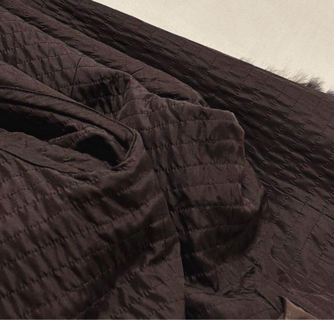 ARBORENTE定価10万程 高木ミンクリバーシブル シルク レッキスラビット