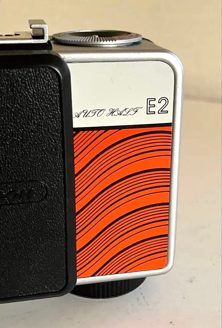 RICOH AUTO HALF E2 オートハーフ希少色　ラインレッド　美品