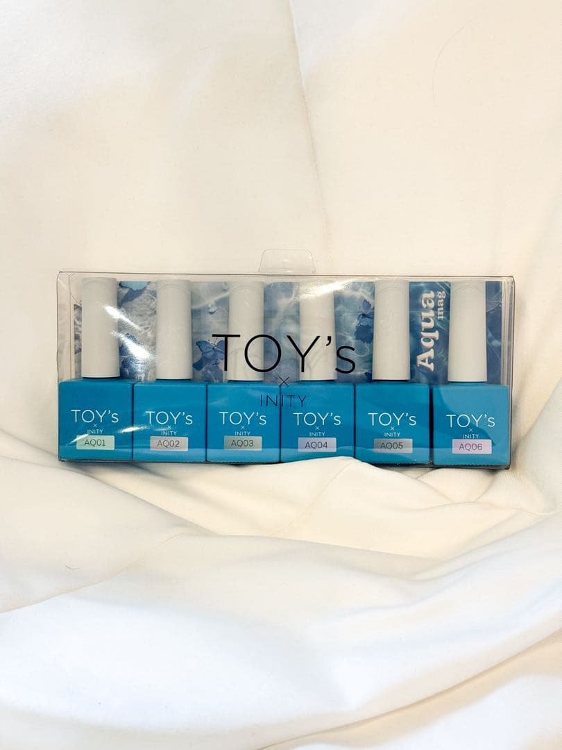 TOY's ジェルネイルセット アクア 6本セット