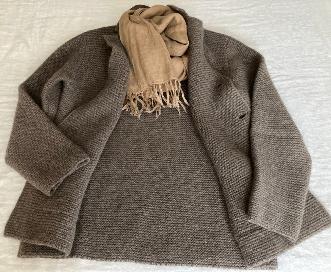 虹の庭 さま専用　wafu. ヤク100% ジャケット ブラウン