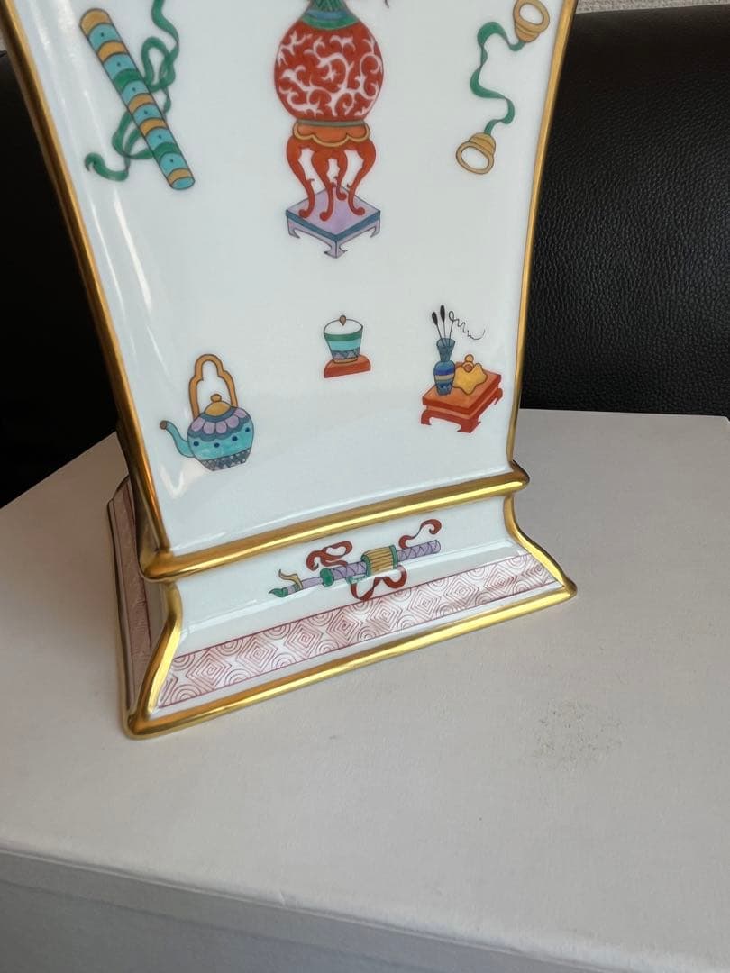 超貴重 ヘレンド シノワズリ 宝づくし 花瓶 飾り物 中国趣味