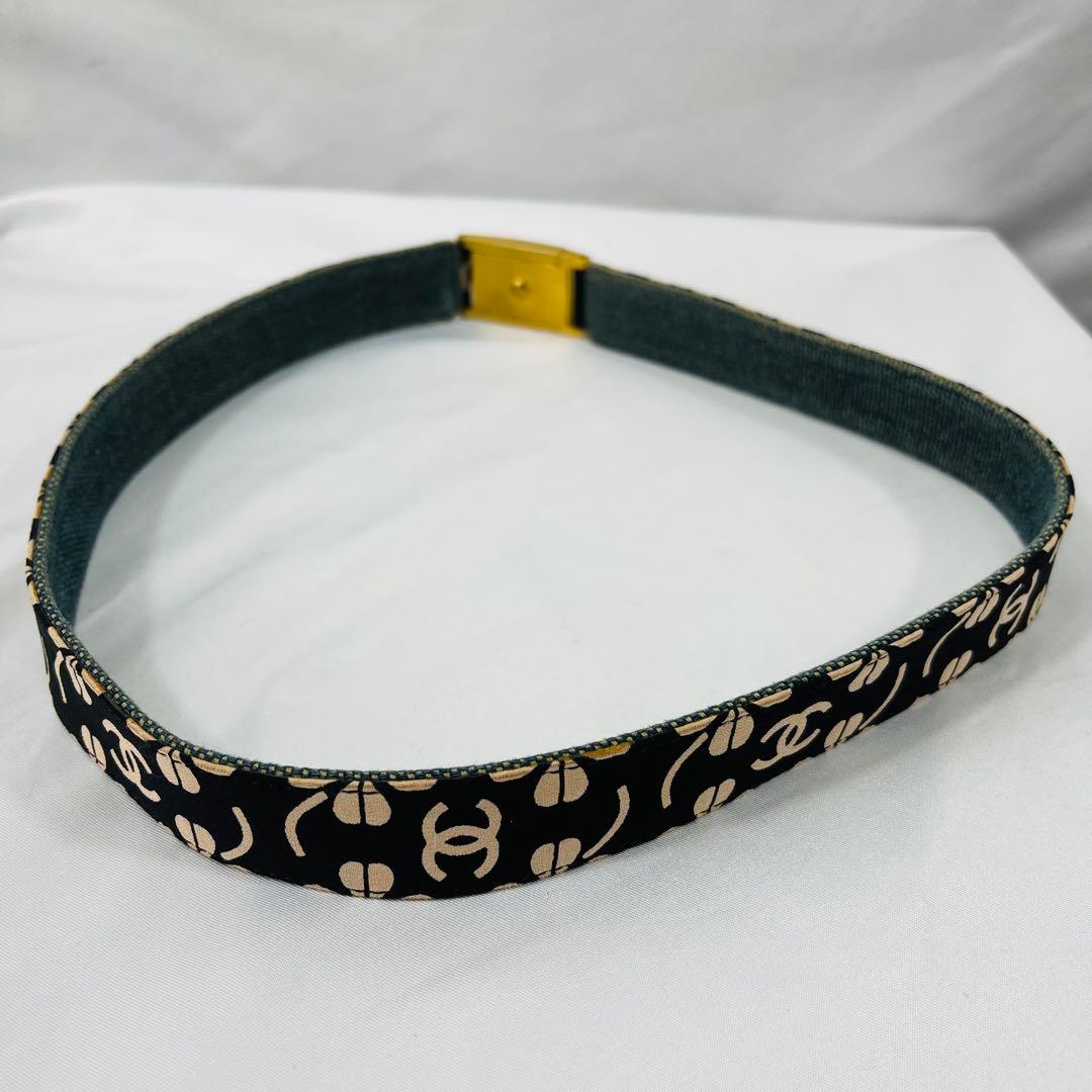 CHANEL シャネル　ロゴ入り ワンピースベルト