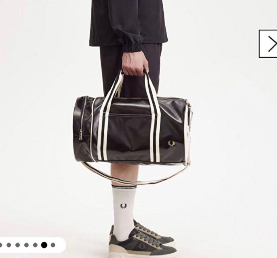 FRED PERRY フレッドペリー　ボストンバック　ドラムバック