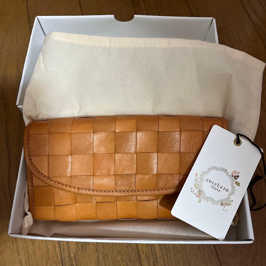 ぽ*た様 zucchero filatoズッケロフィラート　長財布　牛革　レザー