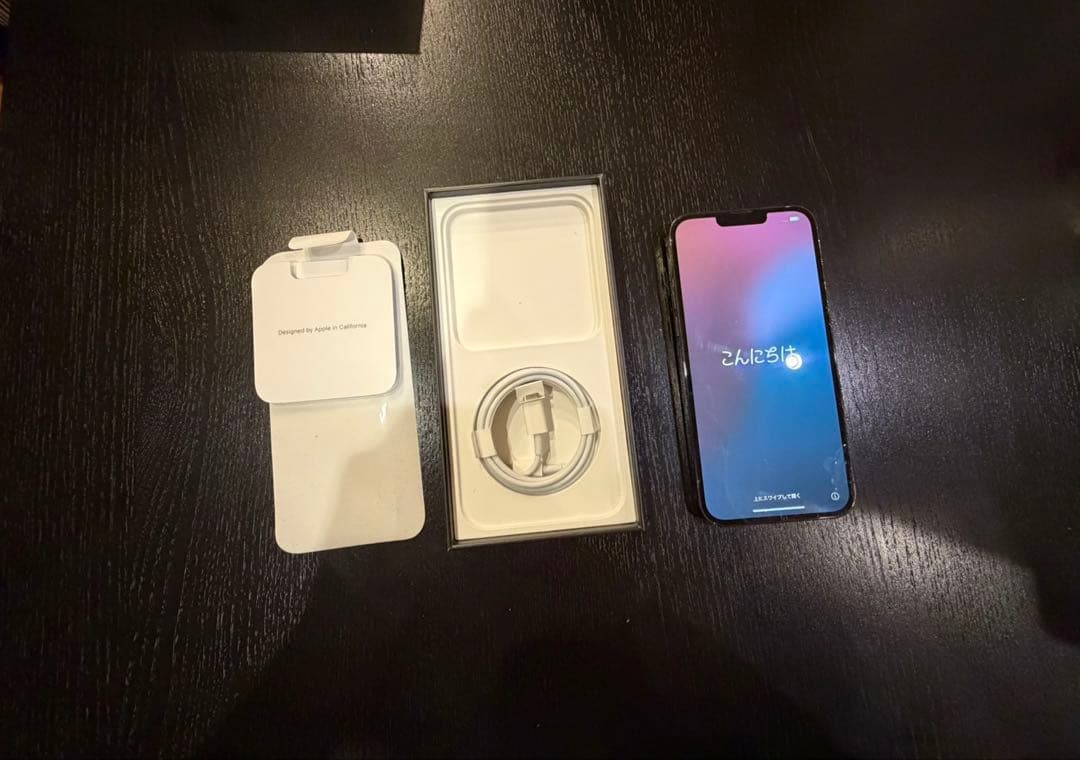 iPhone 13 Pro Max 本体 充電ケーブル付き 画面端　ヒビあり