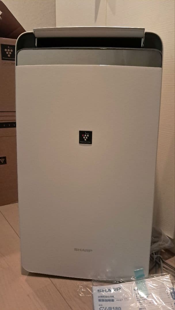 美品 SHARP CV-R180 除湿機 衣類乾燥 プラズマクラスター