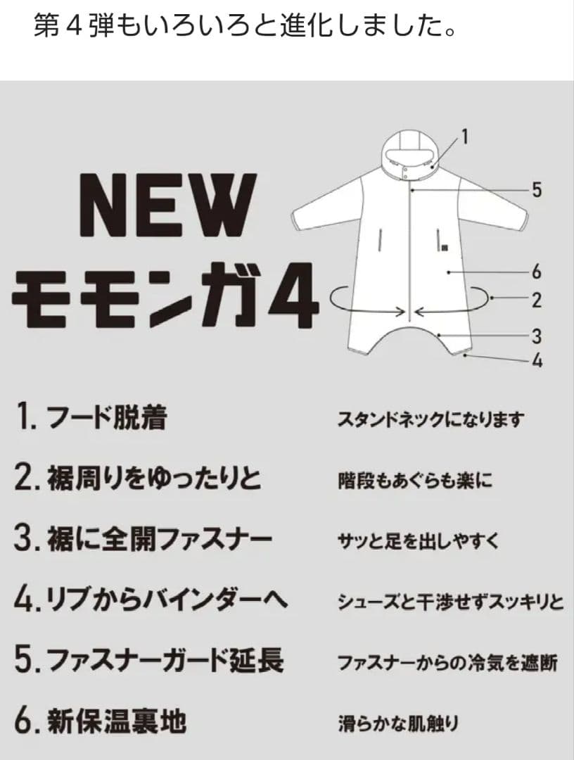 【新品未使用】着る寝袋モモンガ ライトグレーM