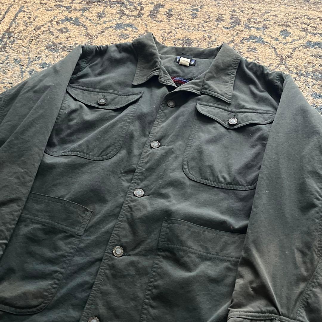 90s パタゴニア ワークレンジコート 総柄 フリース 検 ヌエボレンジ