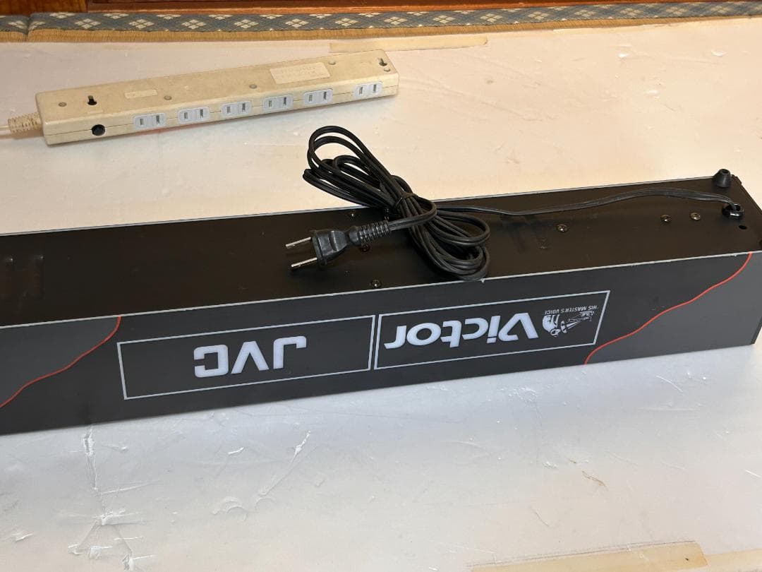 当時物　Victor JVC 　店頭ディスプレイライト