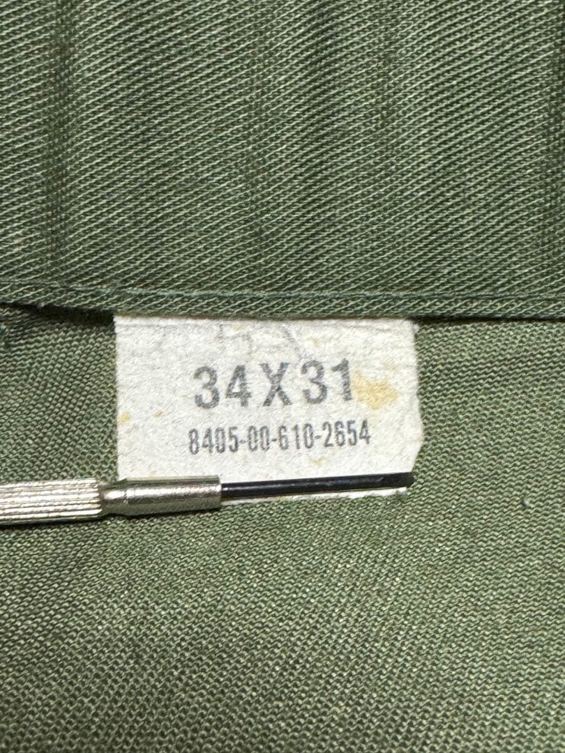 アメリカ軍 実物 US ARMY 米軍 ベイカーパンツ OG507