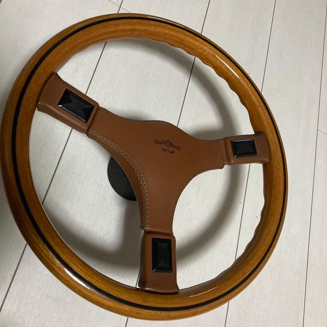 italvolanti イタルボランテ ステアリング　当時物　ボス付き