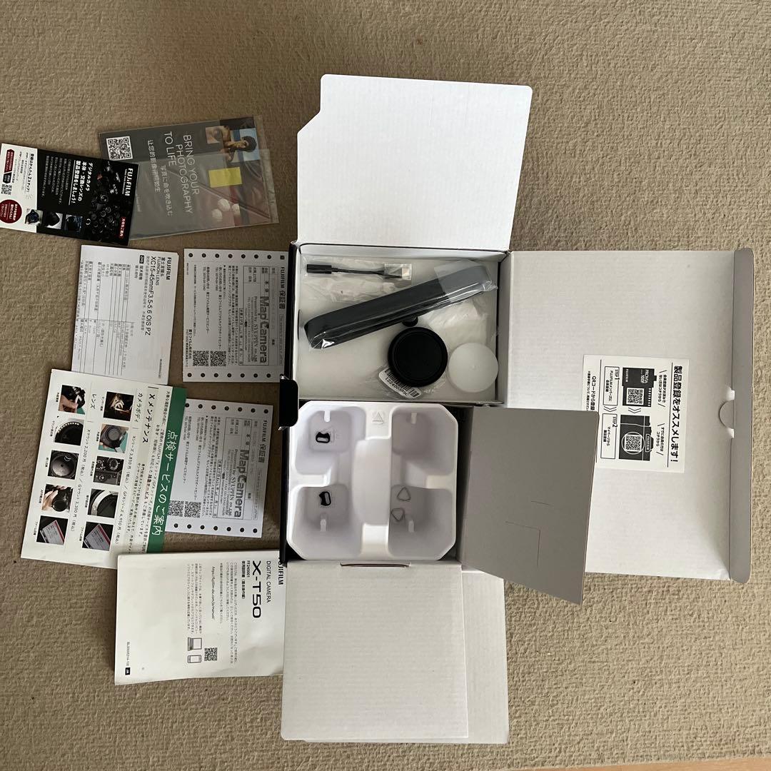 Fujifilm X-T50 ミラーレスカメラ 15-45mmレンズ付き